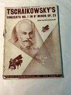 P.I. Tchaïkovski, Concerto n 1 en si  mineur + MMO, Musique & Instruments, Partitions, Enlèvement ou Envoi, Artiste ou Compositeur