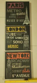 Lot de 3 cadres, Maison & Meubles, Enlèvement, Comme neuf