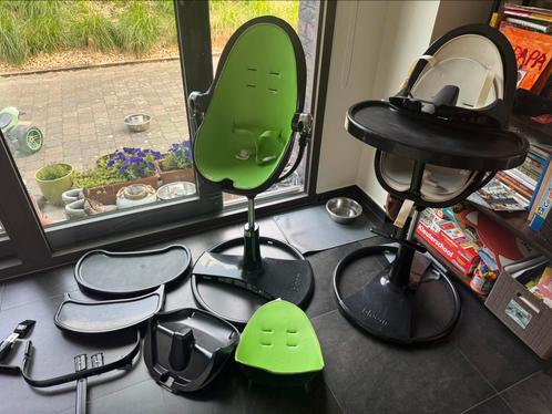 Bloom Fresco - enkel groene stoel!, Kinderen en Baby's, Kinderstoelen, Gebruikt, Meegroeistoel, Aanschuifbaar, Afneembaar eetblad