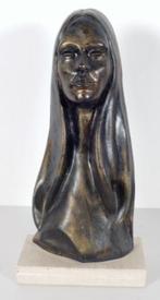 buste femme en resine signe charles delporte, Enlèvement ou Envoi