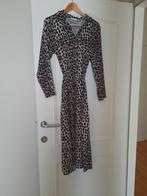 Lange jurk met luipaard print, Maat 38/40 (M), Ophalen of Verzenden, Zo goed als nieuw, Zwart