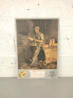 Kartonnen reclame koningsgist, Verzamelen, Reclamebord, ., Ophalen of Verzenden, .