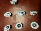 7 inbouwspotjes, Huis en Inrichting, Ophalen, Gebruikt, Inbouw, Plafondspot of Wandspot