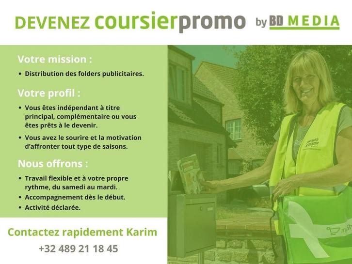 Word een promokoerier, Vacatures, Vacatures | Chauffeurs, Starter, Overige vormen, Overige uren