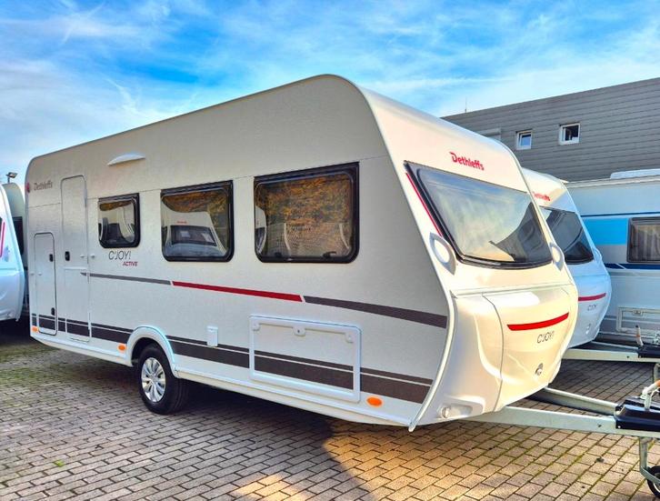 Dethleffs C'joy 480 QLK « Active », Caravanes & Camping, Caravanes, Entreprise, Plus de 6, 1000 - 1250 kg, Siège de train, Dethleffs