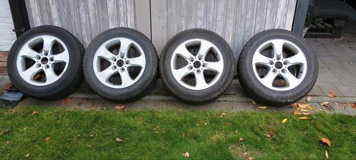 Aluminium velgen met banden BMW X, Auto-onderdelen, Banden en Velgen, Banden en Velgen, Winterbanden, 17 inch, 235 mm, Personenwagen