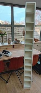 smalle hoge kast met vakjes, Huis en Inrichting, Woonaccessoires | Cd- en Dvd-rekken, Ophalen, Gebruikt