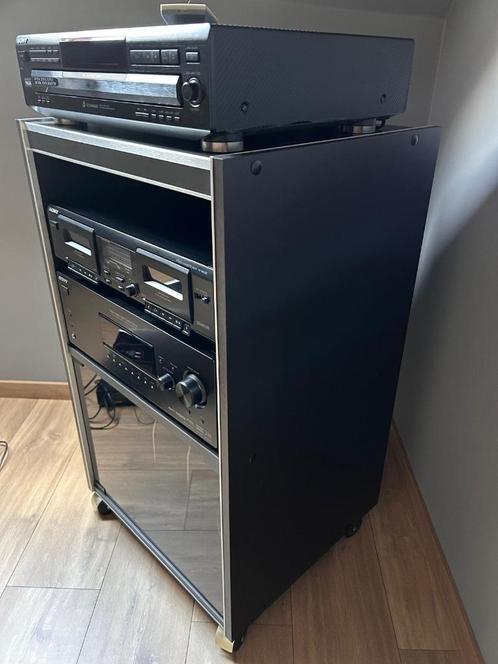 Sony & Pioneer Hifi componenten + meubel (Lees advertentie), Audio, Tv en Foto, Stereoketens, Gebruikt, Cassettedeck, Cd-speler