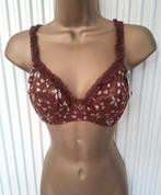 Elegante Donkerbruine BH met Ruches - 70B, Enlèvement ou Envoi, Brun, Soutien-gorge