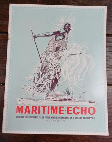 MARITIME ECHO nr. 6 Agence Maritime CONGO Antwerpen 1957 beschikbaar voor biedingen