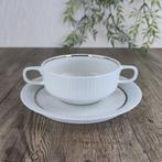 Rosenthal Modulation Platinband Soepkom met Schotel, Ophalen of Verzenden