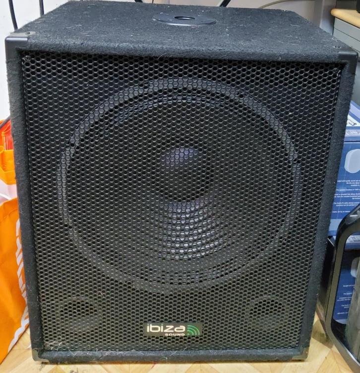 Nieuwe Ibiza SUB15A 800w versterkte subwoofer, Audio, Tv en Foto, Luidsprekerboxen, Nieuw, Subwoofer, 120 watt of meer, Overige merken