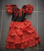 Spaans kleedje signorita Flamenco 6-9 j(feestjes/carnvaval), Ophalen of Verzenden, Zo goed als nieuw
