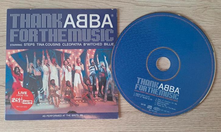 Thank ABBA For The Music - live from the brit awards, Cd's en Dvd's, Cd Singles, Zo goed als nieuw, Pop, 1 single, Ophalen of Verzenden