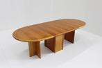 Vintage Deense grote ovalen uitschuifbare eettafel tafel, Antiek en Kunst, Ophalen
