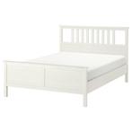 Hemnes bed voor 2 personen (wit, nieuw in verpakking), Huis en Inrichting, Slaapkamer | Bedden, Ophalen, Verstelbaar, 200 cm, 160 cm