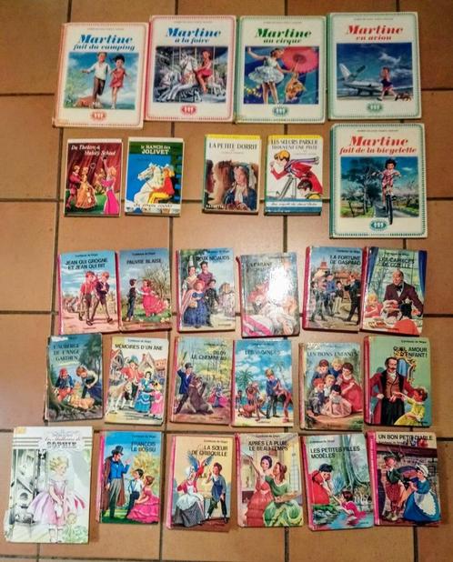 livres anciens : Martine, Comtesse de Ségur,..., Boeken, Kinderboeken | Kleuters, Zo goed als nieuw, Ophalen of Verzenden