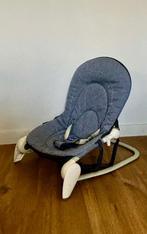Chicco wippertje / wipstoel baby - jeansblauw, Kinderen en Baby's, Wipstoeltjes, Wipstoel, Zo goed als nieuw, Chicco, Met gordel(s) of riempje(s)