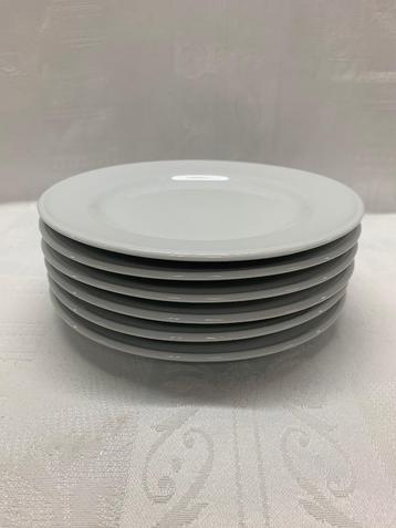 dessertborden - wit - 6 st. beschikbaar voor biedingen