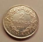 2 francs - Albert Ier en français 1911, Enlèvement ou Envoi, Argent, Argent