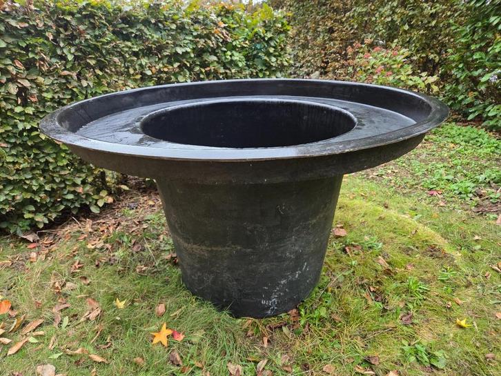 Stevige grote ronde vijver in polyester, Tuin en Terras, Vijvers, Zo goed als nieuw, Ophalen