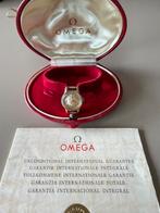 Vintage Omega dameshorloge met saffierglas 1964, Handtassen en Accessoires, Horloges | Antiek, 1930 tot 1960, Goud, Omega, Ophalen of Verzenden