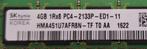 4 x 4GB DDR4 ECC Unbuffered geheugen, Computers en Software, Gebruikt, 4 GB, Server, Ophalen of Verzenden