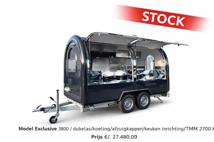 foodtrailer 3800, uit voorraad leverbaar  (verkocht), Articles professionnels, Horeca | Food, Enlèvement ou Envoi