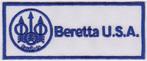 Beretta usa stoffen opstrijk patch embleem #1, Collections, Vêtements & Patrons, Envoi, Neuf