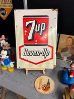 Oud 7up reclamebord Seven-up, Verzamelen, Merken en Reclamevoorwerpen, Ophalen of Verzenden, Gebruikt, Reclamebord