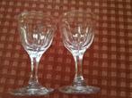 2 verres Val Saint Lambert  impeccables - Héritage, Ophalen of Verzenden