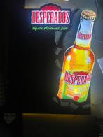 Desperados verlicht bord met schrijfstrook., Collections, Marques & Objets publicitaires, Comme neuf, Enlèvement ou Envoi