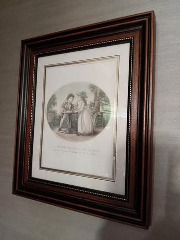 Gravure Le petit château de carte beschikbaar voor biedingen