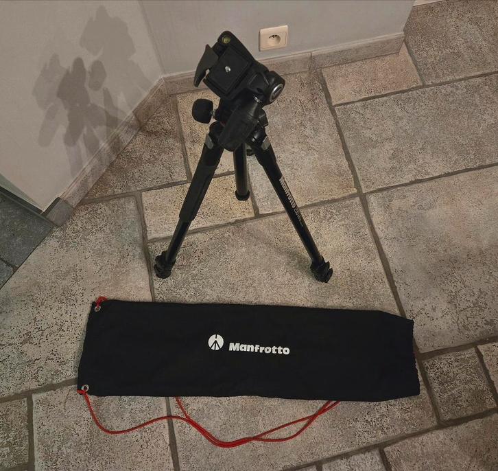 Manfrotto 290 Xtra aluminium statief, Audio, Tv en Foto, Fotografie | Statieven en Balhoofden, Zo goed als nieuw, Ophalen