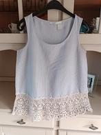 Licht gevoerde top met La Redoute-borduursel, Ophalen of Verzenden, Blauw