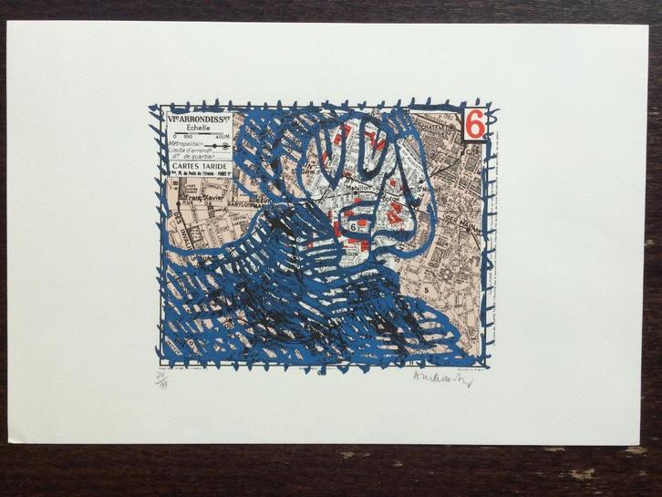 Alechinsky - 6ème arrondissement de Paris (74/99), Antiek en Kunst, Kunst | Litho's en Zeefdrukken, Ophalen