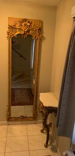Spiegel en bijhorend tafeltje, Antiek en Kunst, Antiek | Spiegels, Ophalen