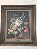 Schilderij: Stilleven met lelies (reproductie) incl. kader, Ophalen
