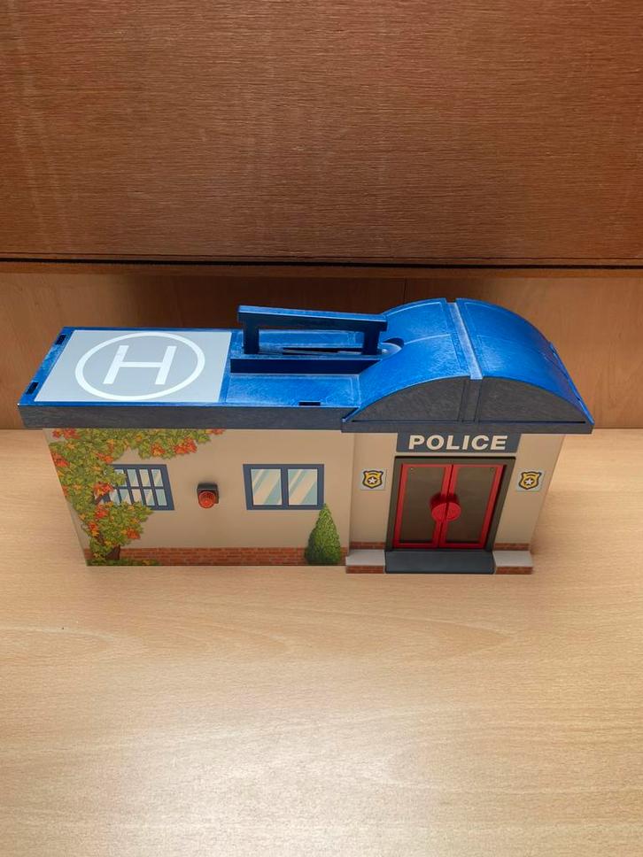 Playmobil 5299 Inklapbaar politiebureau, Kinderen en Baby's, Speelgoed | Playmobil, Zo goed als nieuw, Complete set, Ophalen