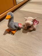 2 ZELDZAME Ty knuffeltjes uit The Beanie babiescollection, Ophalen of Verzenden, Nieuw, Beeldje of Figuurtje