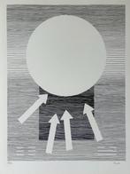 Michel SEUPHOR - Geometrie - Orig. lithografie - 75 x 55 cm, Antiek en Kunst, Ophalen of Verzenden
