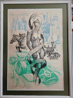 Ets Oscar Bonnevalle, Antiek en Kunst, Kunst | Etsen en Gravures, Ophalen