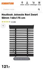 KWANTUM, Huis en Inrichting, Stoffering | Gordijnen en Lamellen, Ophalen, 100 tot 150 cm, Zwart, Zo goed als nieuw