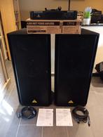 2x Behringer VP2520 speakers + Behringer EP4000 versterker, Muziek en Instrumenten, Ophalen of Verzenden, Zo goed als nieuw