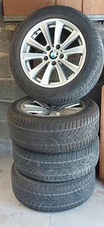 4 jantes et pneus hiver 17" Série 5 F10 F11, Autos : Pièces & Accessoires, Pneus hiver, Véhicule de tourisme, Enlèvement, Utilisé