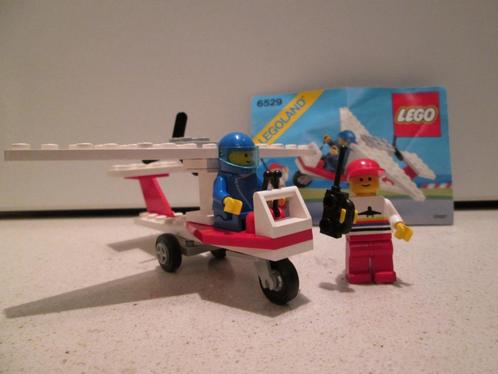 Vintage Lego van 1990 nr 6529 vliegtuigje en 2 minifiguren, Enfants & Bébés, Jouets | Duplo & Lego, Comme neuf, Lego, Ensemble complet