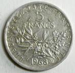 AV MONNAIE FRANCE KM #926 „5 FRANCS SILVER” UIT 1968, Postzegels en Munten, Frankrijk, Zilver, Ophalen of Verzenden, Losse munt