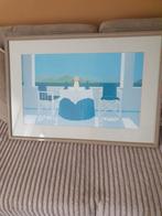 Offset Art Print 'Beach Resort Terras' by Ralph Hedley 1982, Ophalen