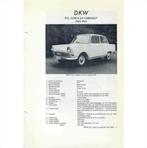 DKW F12 Vraagbaak losbladig 1963-1965 #2 Nederlands, Boeken, Auto's | Boeken, Gelezen, Ophalen of Verzenden