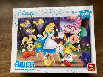 King Disney Puzzel 500 stuks Alice in Wonderland, 8+ leeftij beschikbaar voor biedingen